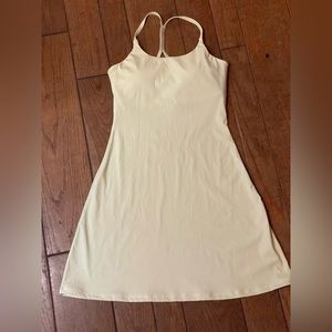 Yellow tennis dress w/ built in bra